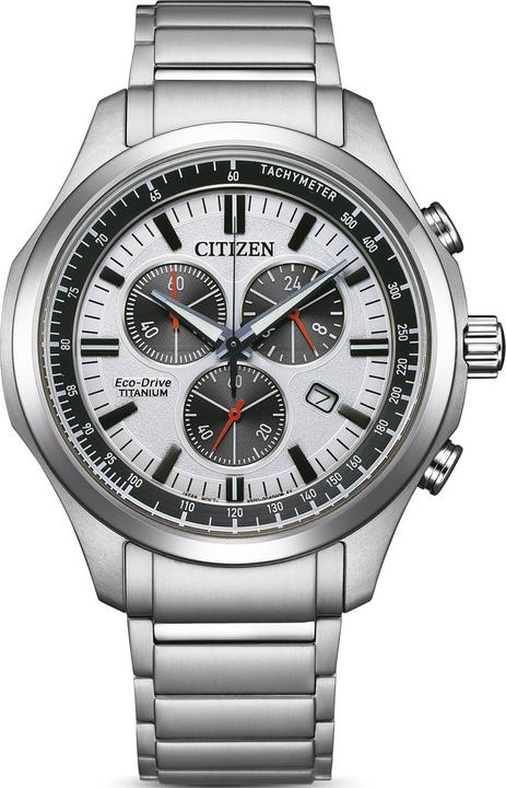 Citizen AT2530-85A Eco-Drive Titanium Chronograph Herren 43mm 10ATM (Analoguhr, 43 mm)
