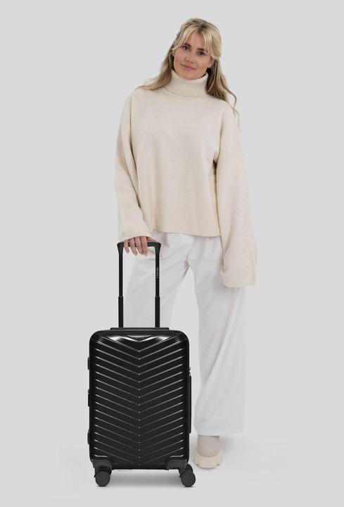Immagine prodotto Redolz Essentials 18 Carrello da cabina a 4 ruote da 55 cm con piega elastica (44 l, Bagaglio a mano (fino a 50 litri))
