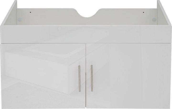 Produktbild Mendler Waschbeckenunterschrank, Waschtischunterschrank Waschtisch Unterschrank Badmöbel, hochglanz 90cm wei