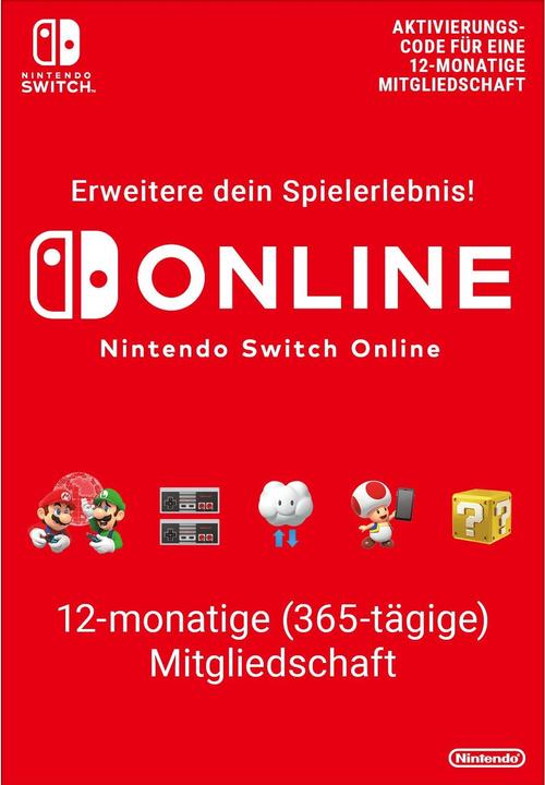 Produktbild Nintendo Switch OLED-Modell (weiss) – Mario Kart 8 Deluxe + Switch Online – Mitgliedschaft (12 Monat