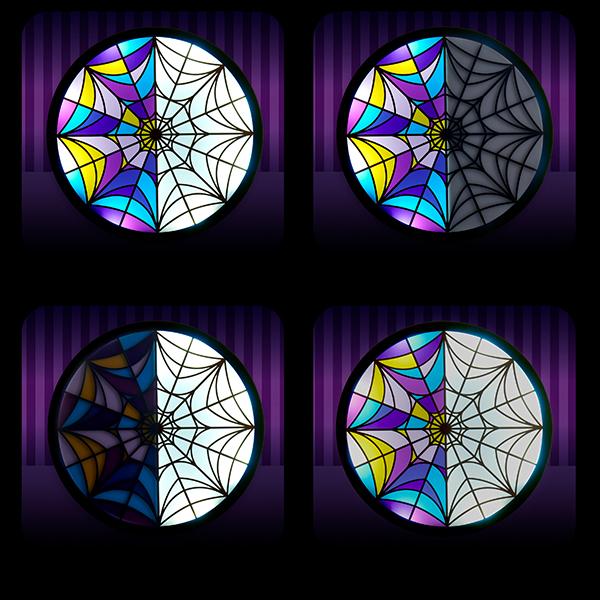 Image du produit Universal Textiles WEDNESDAY Mood light - Fenêtre