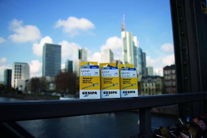 Actual product image Gesipa Blind rivets aluminium/steel 4x17 mm PolyGrip mini-pack with 50 pieces