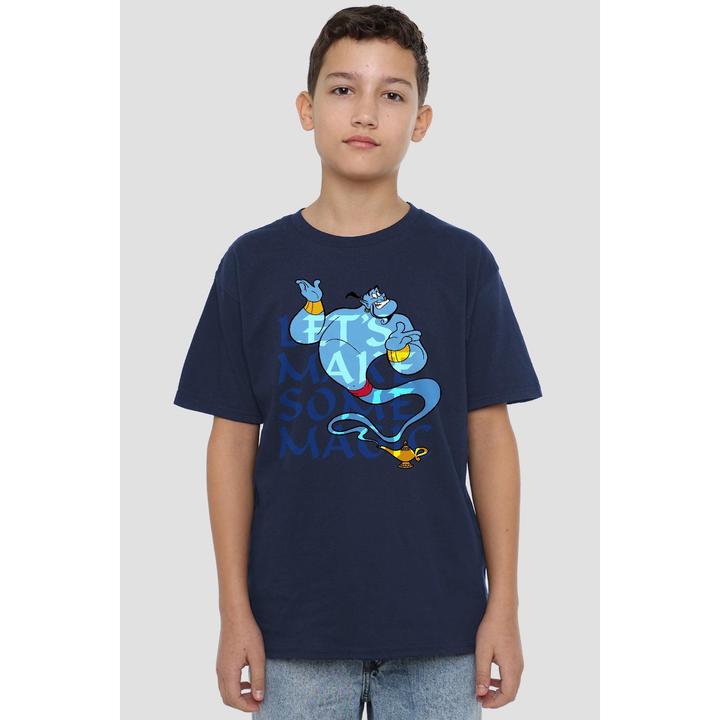 Immagine prodotto Aladdin Let's Make Some Magic Maglietta Genio Bambini (140)