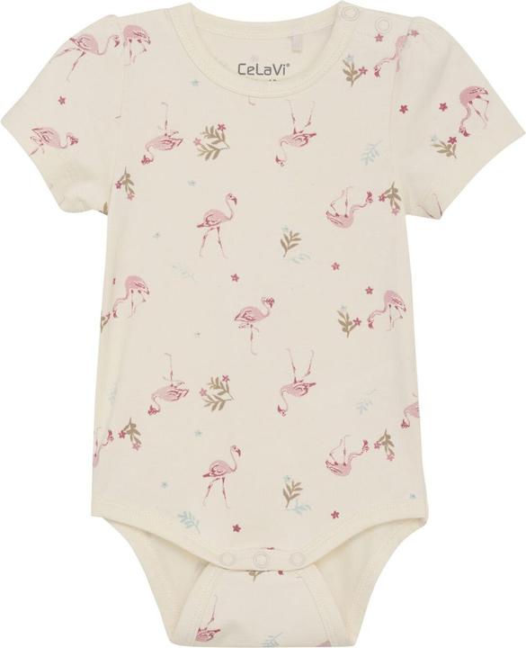 CeLaVi Bamboo bodysuit short sleeve Brandied Apricot (80)