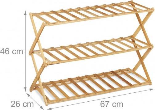 Productafbeelding Relaxdays Schoenrek (67 x 26 x 46 cm)