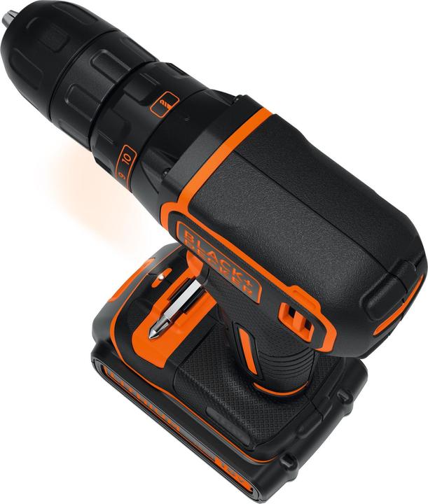 Image du produit Black & Decker Tournevis sans fil BDCDC18KBQW pour perceuse sans fil (Fonctionnement sur batterie)