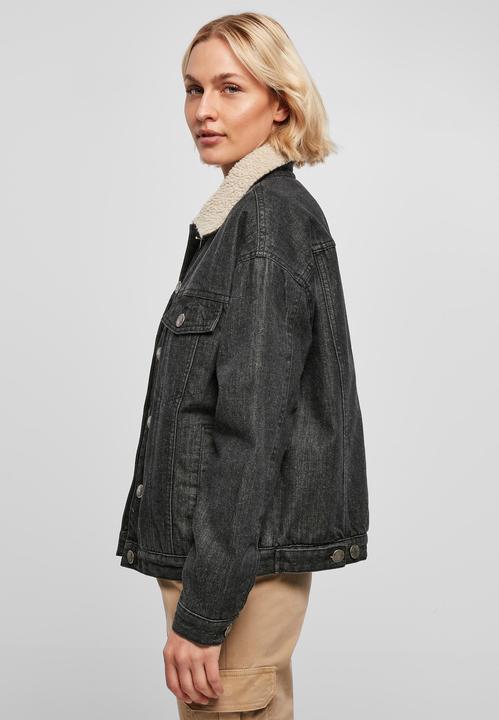 Produktbild Urban Classics Ladies Oversized Sherpa Denim Jacket - 19395 (XXL)