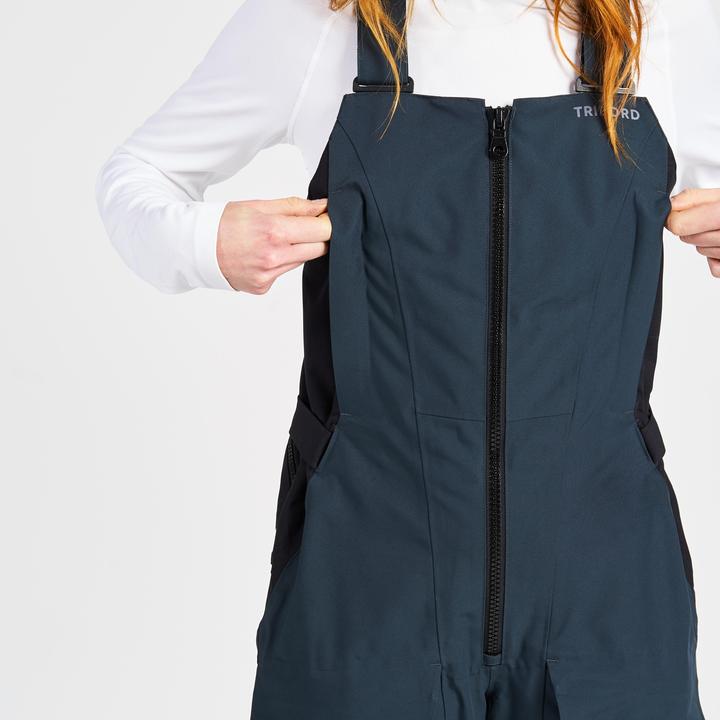 Image du produit Tribord Salopette de navigation femme - 500 gris foncé (XL)
