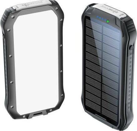 Actual product image Boompods Neutron Solar Powerbank 10.000mAh black (10000 mAh, 37 Wh)