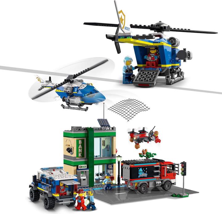 Actual product image LEGO Bank robbery with car chase (60317, LEGO City)
