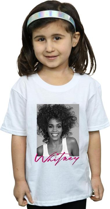 Immagine prodotto Whitney Houston Smile Photograph Maglietta Ragazze (140, 146)