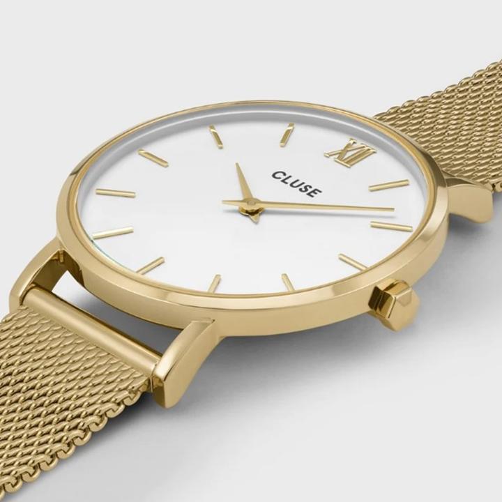 Actual product image Cluse Minuit Mesh Gold (Analogue wristwatch, 33 mm)