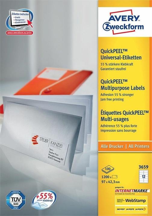 Image du produit Avery Étiquettes universelles