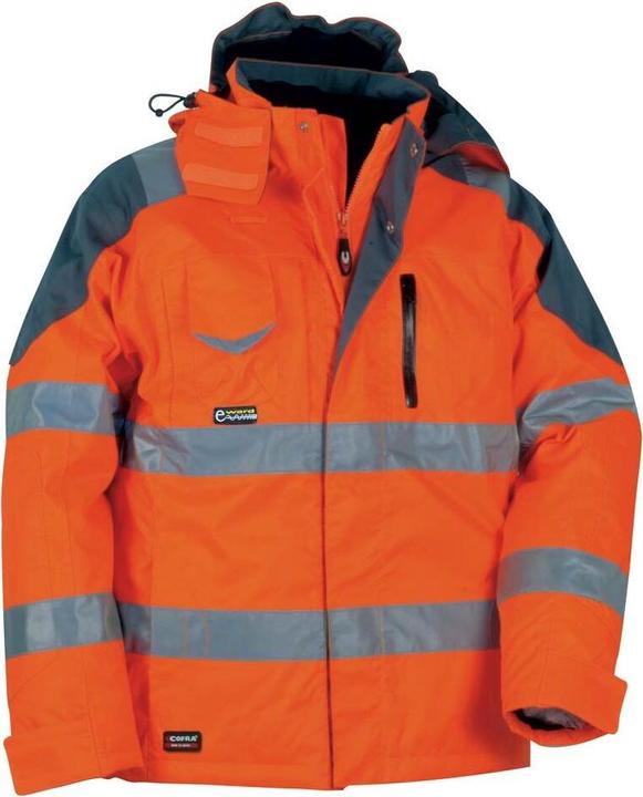 Actual product image Cofra Men's high visibility jacket RESCUE orange size 50 (50)