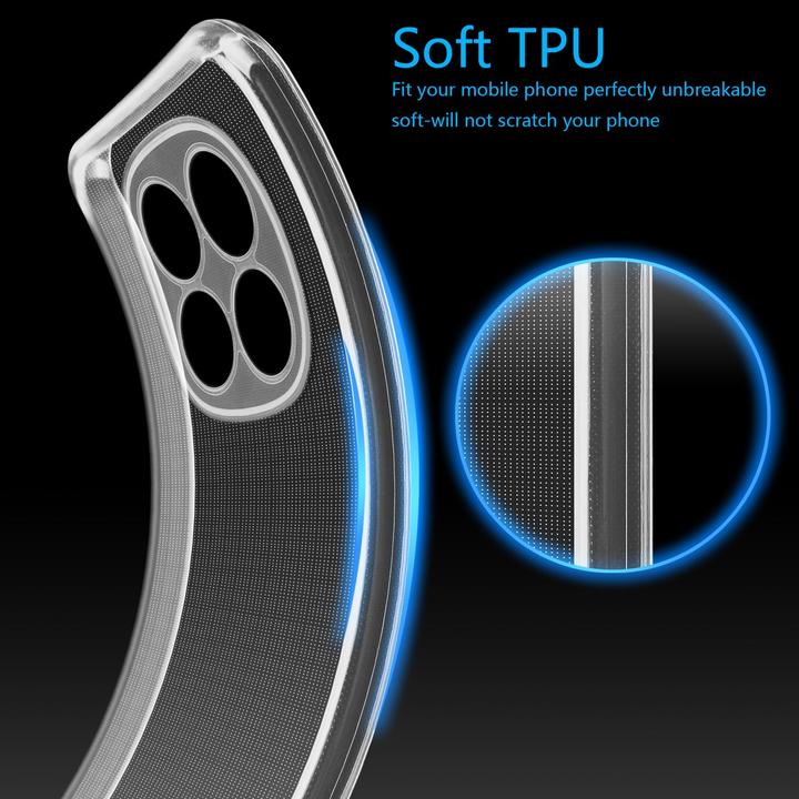 Immagine prodotto Cadorabo Custodia per Xiaomi RedMI Note 14 Pro 5G / Poco X7 TPU Ultra Slim AIR (Xiaomi Redmi Note 14 Pro 5G, Xiaomi Poco X7 Pro)