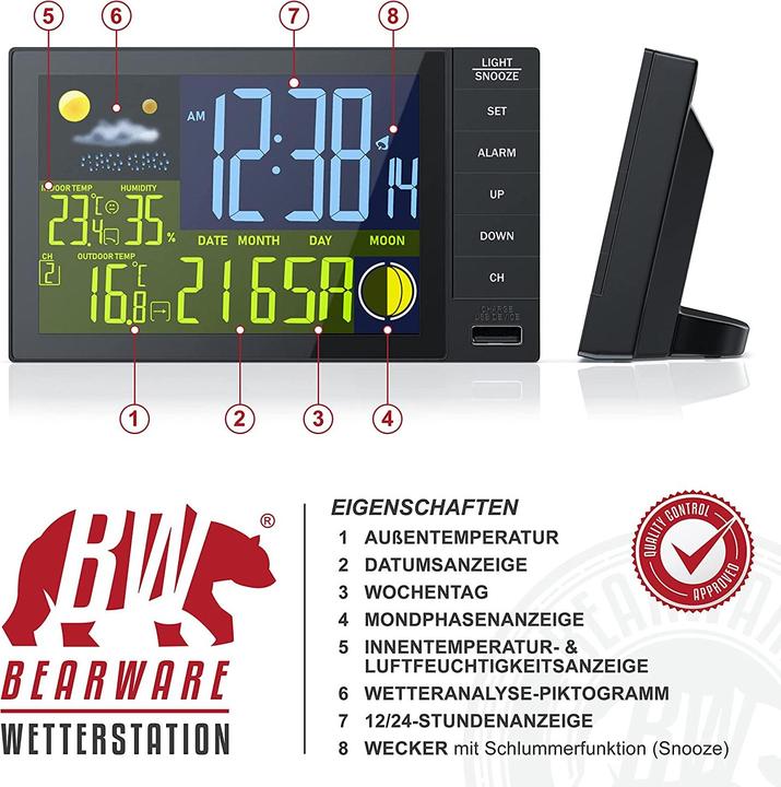 Produktbild CSL Funk Wetterstation