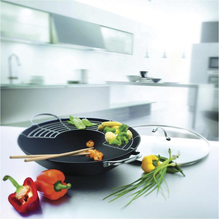 Produktbild Kuhn Rikon Jampur (36 cm, Wok Pfanne, Gusseisen)