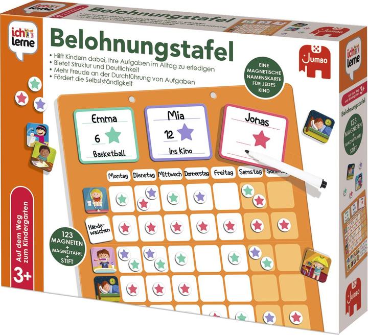 Produktbild Jumbo Ich lerne Belohnungstafel (Deutsch)