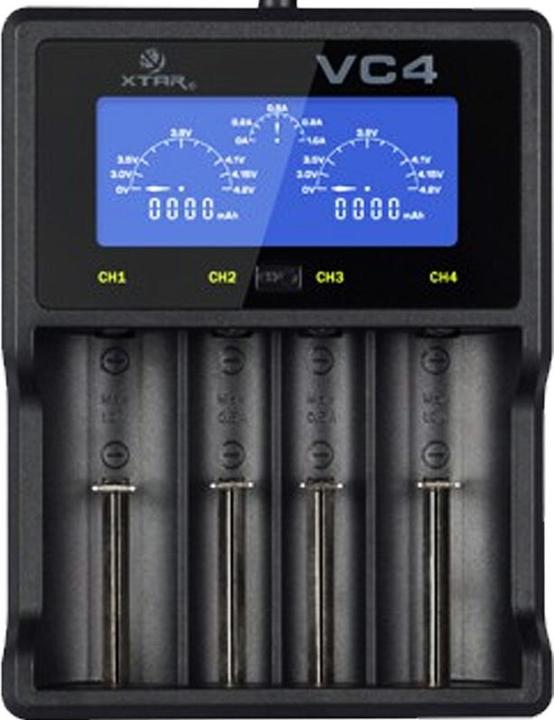 Actual product image Fenix CR123A battery and quick charger (8 pcs., CR123A, 760 mAh, Battery + charger)