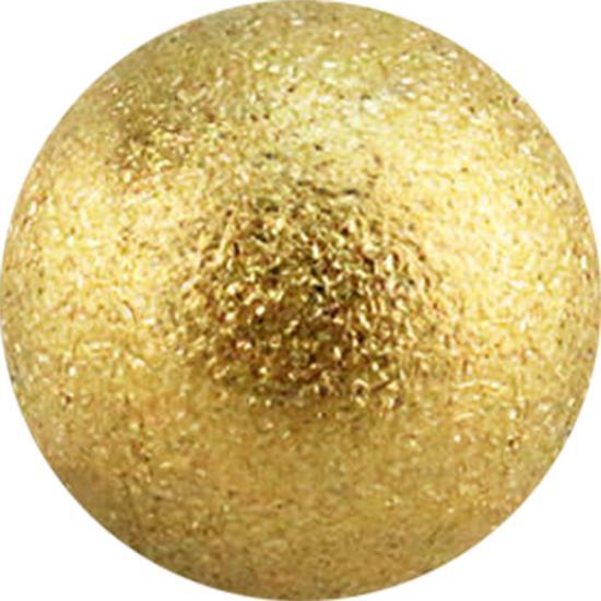 Actual product image Star Piercing Gold-plated speckled ball (Surgical steel 316L)
