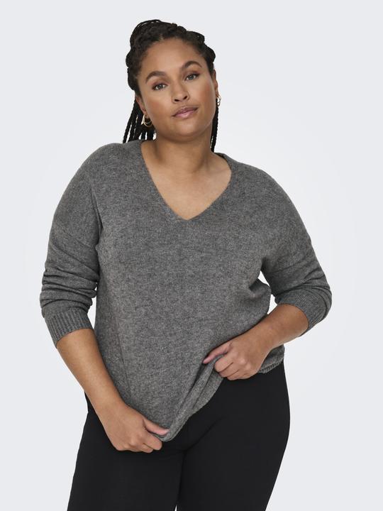 Immagine prodotto Only Maglia curvy con scollo a V Maglia a maglia Maglia a maglia (S)