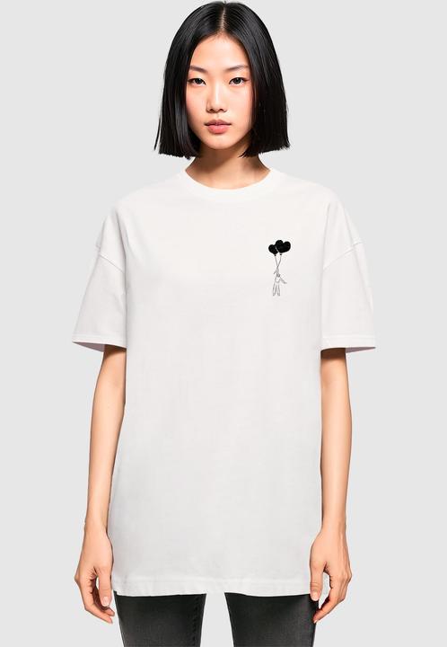 Immagine prodotto Merchcode Maglietta da donna Love In The Air Oversized Boyfriend Tee - 136255 (L)