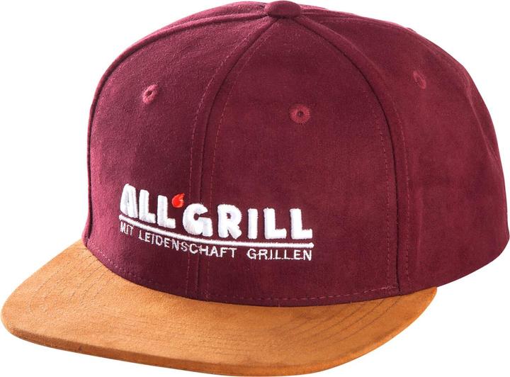 Produktbild All'Grill Kappe Snapback weinrot