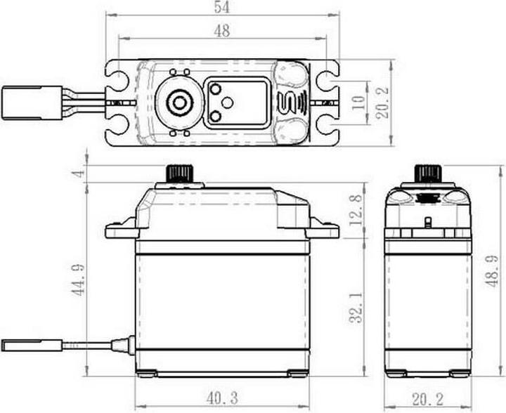 Produktbild Savöx Standard Servo SA-1231SG+ Digital, 32 kg, 0.14 s