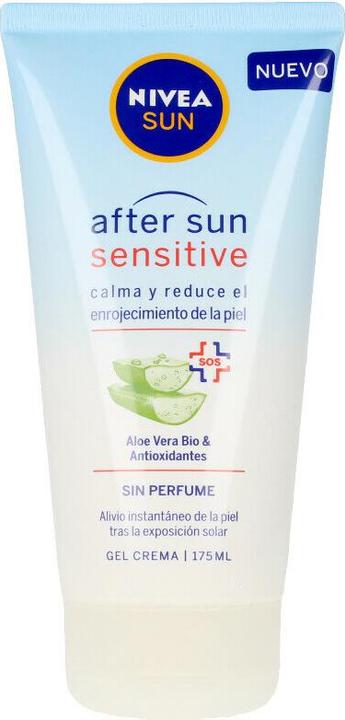 Actual product image NIVEA SUN AFTER SUN SENSITIVE gel crema sin perfume 175 ml (Gel, 175 ml)