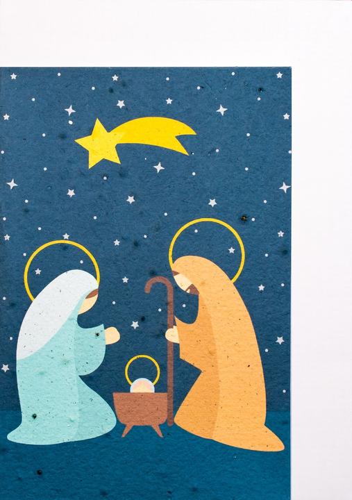 Actual product image Hervorragend Growing Paper Karte Weihnachtskrippe (1 pcs.)