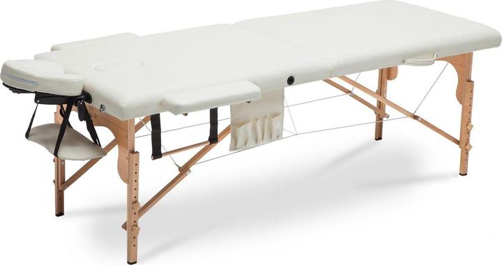 Actual product image Body Fit table, 2-part massage bed, wooden XXL (578)