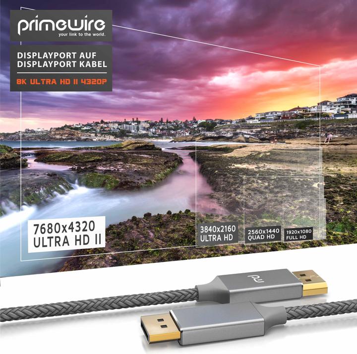 Actual product image Primewire DisplayPort – DisplayPort (3 m, DisplayPort)