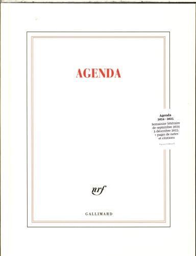 Actual product image Agenda (French)