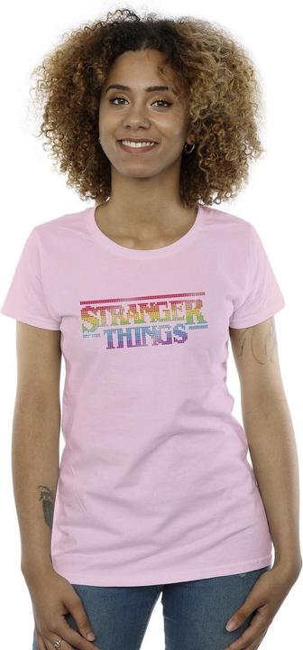 Produktbild Netflix Stranger Things Rainbow Dot Logo TShirt (XXL)