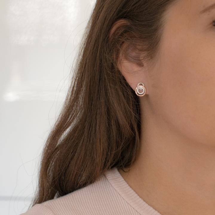 Produktbild Rafaela Donata Damen Sterling Silber Zirkonia silber/roségold - 9806 (Sterling Silber)