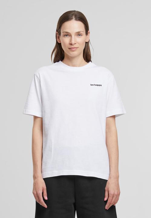 Image du produit Mister Tee MisterTee Be Happy Wording EMB Tee - 193913 (XL)
