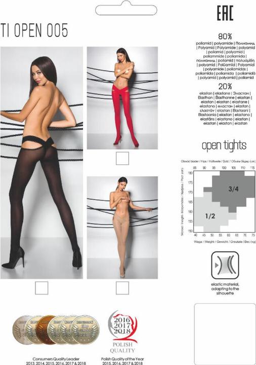 Produktbild Passion Strumpfhose ouvert "Thiophene 005" (60DEN) (6 3/4)