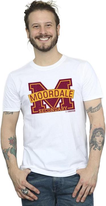 Produktbild Netflix Sex Education Moordale Cracked M Logo 2 TShirt (XL)