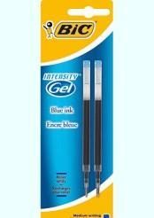 Actual product image Bic Gel pen refills, line width: 0.35 mm, blue (Gel mine, Blue, 0.35 mm)