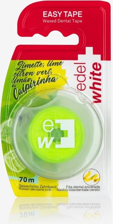 Produktbild Edel + White Easy Tape gewachste Zahnseide Caipirinha (70 m)