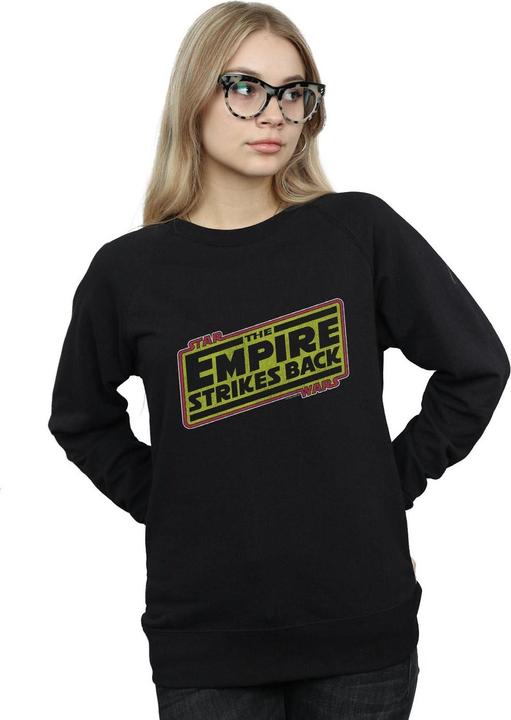 Actual product image Star Wars Womens/Ladies The Empire Strikes Back Logo Sweatshirt (XL)