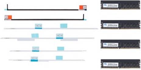 Image du produit OWC 64,0Go (4 x 16Go) 2666MHz DDR4 RDIMM PC4-21300 288-pin CL19 Kit de mise à niveau de mémoire pour (4 x 16GB, 2666 MHz, RAM DDR4, R-DIMM)