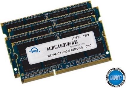 Produktbild OWC 64.0GB (4x 16GB) PC3-12800 DDR3L 1600MHz SO-DIMM 204 Pin CL11 Memory Upg. Kit (4 x 16GB, 1600 MHz, DDR3-RAM, SO-DIMM)