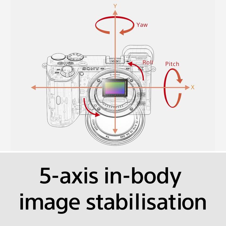 Image du produit Sony Alpha 6600 (18 - 135 mm, 24.20 Mpx, APS-C / DX)