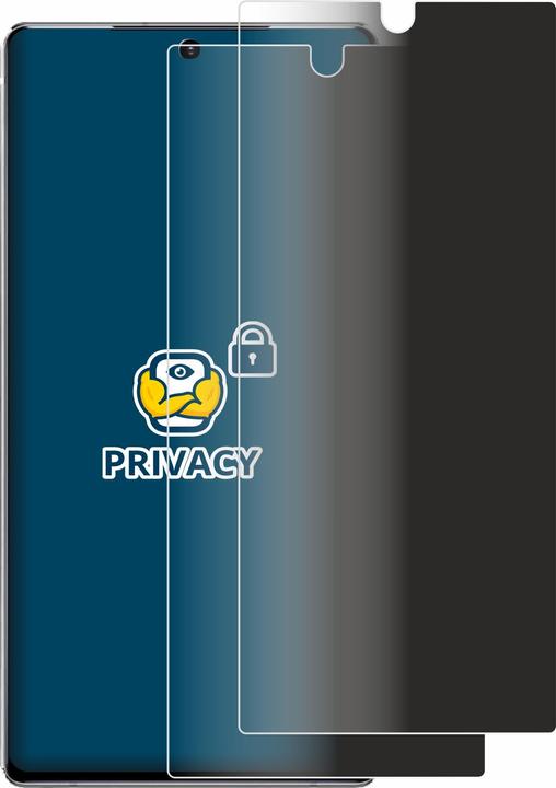 Produktbild BROTECT Sichtschutzfolie Anti-Spy Privacy Folie Blaulicht-Schutz (2 Stück, Samsung Galaxy Note 20)