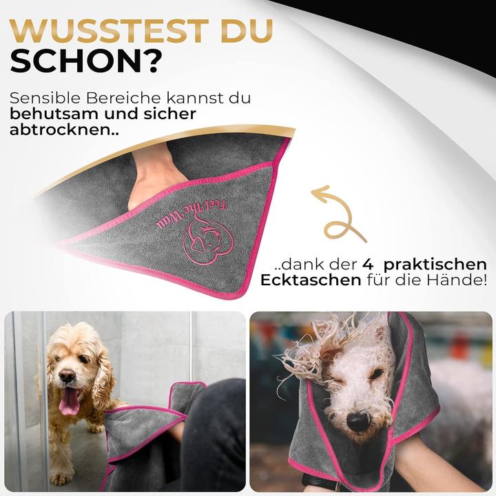 Actual product image Feel The Wau 2er Hundehandtuch-Set (Dog)