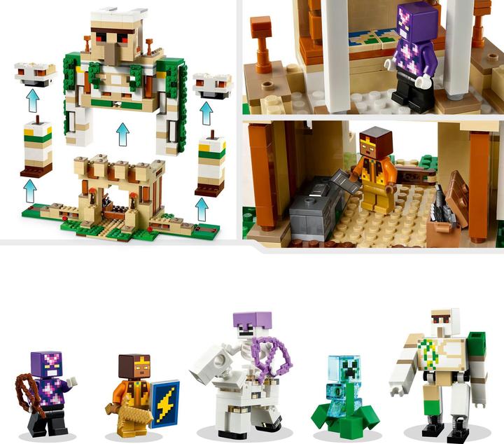 Immagine prodotto LEGO 21250 La Fortezza del Golem di Ferro (21250, LEGO Minecraft)