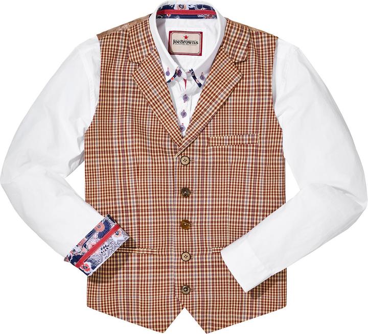Actual product image Joe Browns Summer Check Waistcoat (58)