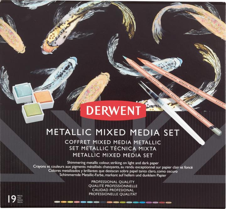 Immagine prodotto Derwent Set di supporti misti metallici