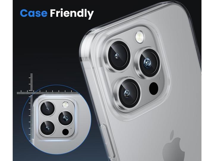 Actual product image Screenguard Camera Lens Protector Protective Glass Apple iPhone 16 Pro (1 Piece, Apple iPhone 16 Pro)